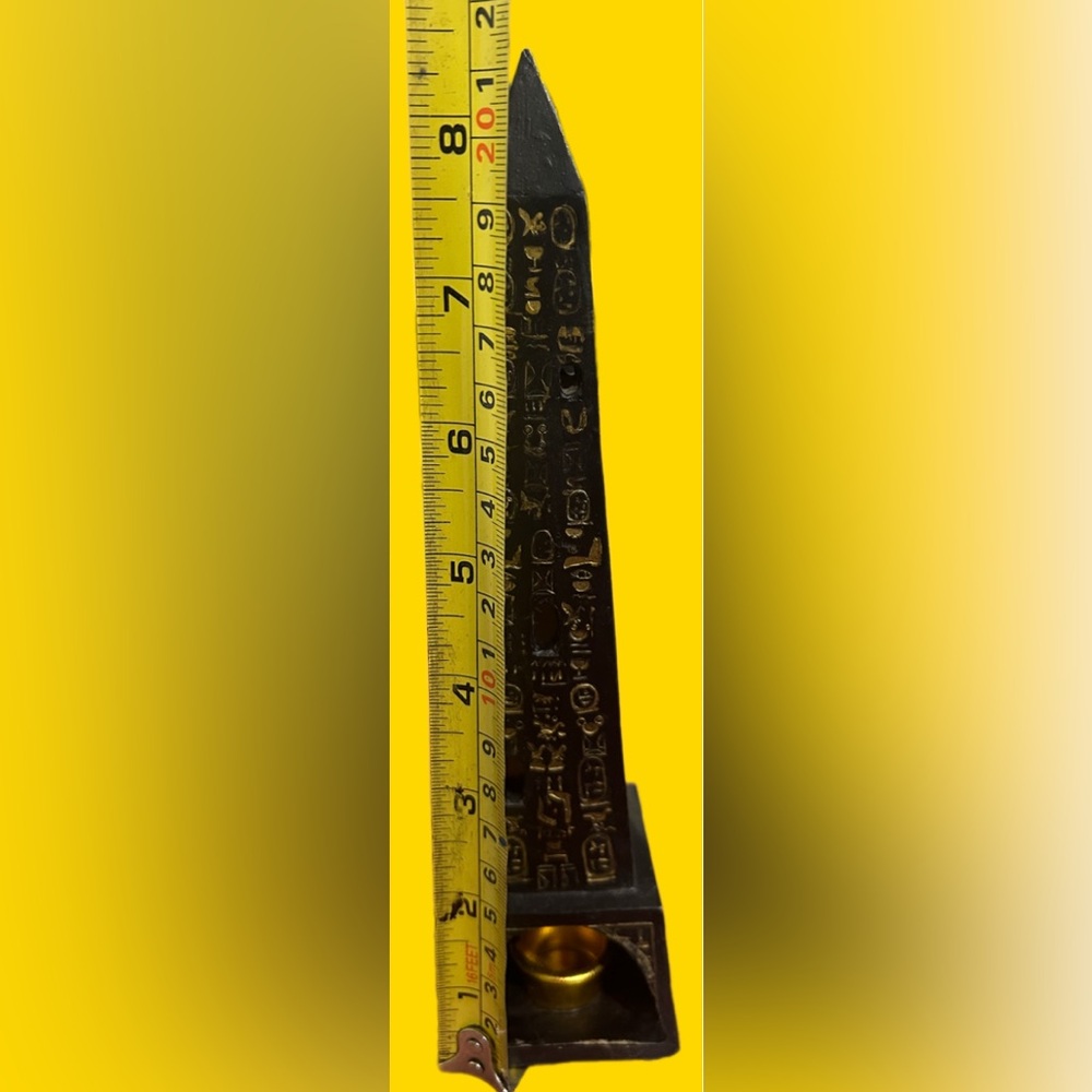 EUC Vintage Summit Collection Egyptian Obelisk Incense Burner – Dual Use - Picture 2 of 10